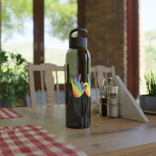 Charger l&#39;image dans la galerie, Bouteille d&#39;eau en tritan &quot;Solidarité&quot; en langue des signes
