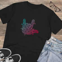 Charger l&#39;image dans la galerie, T-shirt unisexe - &quot;I love you&quot; en langue des signes 2
