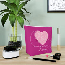 Charger l&#39;image dans la galerie, Sac à cosmétiques &quot;Mon amour est sourd&quot; Rose
