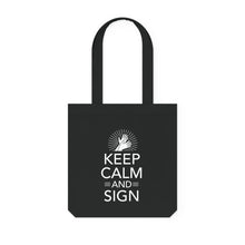 Charger l&#39;image dans la galerie, Tote Bag &quot;Keep calm and sign&quot;
