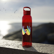 Charger l&#39;image dans la galerie, Bouteille d&#39;eau en tritan &quot;Solidarité&quot; en langue des signes
