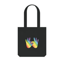 Charger l&#39;image dans la galerie, Tote Bag &quot;Solidarité&quot; en langue des signes
