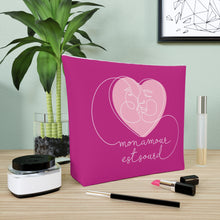 Charger l&#39;image dans la galerie, Sac à cosmétiques &quot;Mon amour est sourd&quot; Rose
