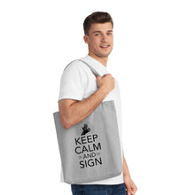 Charger l&#39;image dans la galerie, Tote Bag &quot;Keep calm and sign&quot;
