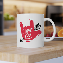 Charger l&#39;image dans la galerie, Mug &quot;I love you&quot; en langue des signes 2
