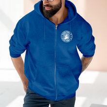 Charger l&#39;image dans la galerie, Sweat à capuche unisexe zippé &quot;Sign Power&quot; 1
