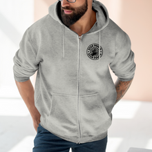 Charger l&#39;image dans la galerie, Sweat à capuche unisexe zippé &quot;Sign Power&quot; 1
