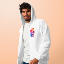 Charger l'image dans la galerie, Sweat à capuche unisexe à fermeture éclair "Just Sign It" 2

