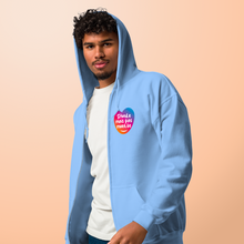 Charger l'image dans la galerie, Sweat à capuche unisexe à fermeture éclair "Sourd.e mais pas muet.te"
