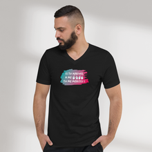 Charger l'image dans la galerie, T-shirt unisexe col V "Si tu arrives à me lire, tu me mérites !"
