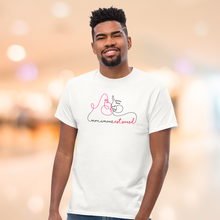 Charger l'image dans la galerie, T-shirt unisexe "Mon amour est sourd" 1
