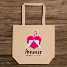 Charger l'image dans la galerie, Tote Bag "Amour en langue des signes"
